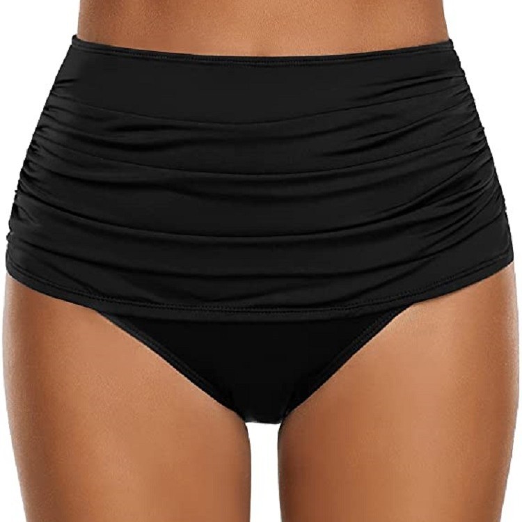 Bath - Shorts de bain femme taille haute,