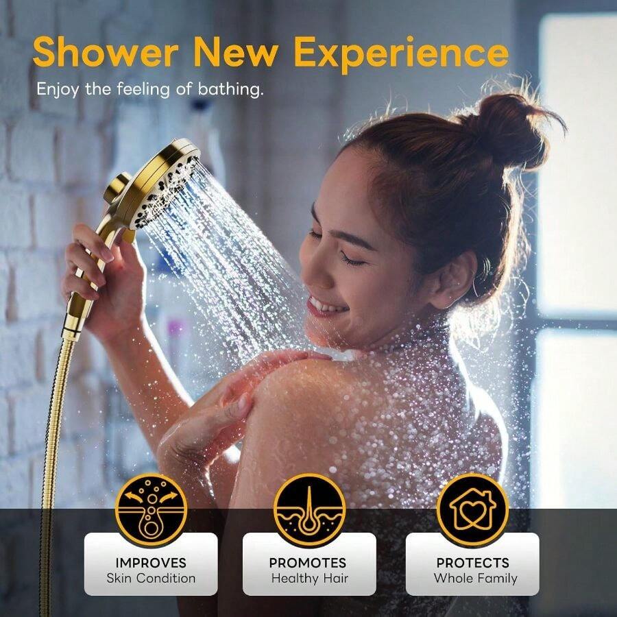 Pommeau de douche portatif à h - High Pressure Shower Head Handheld avis et prix