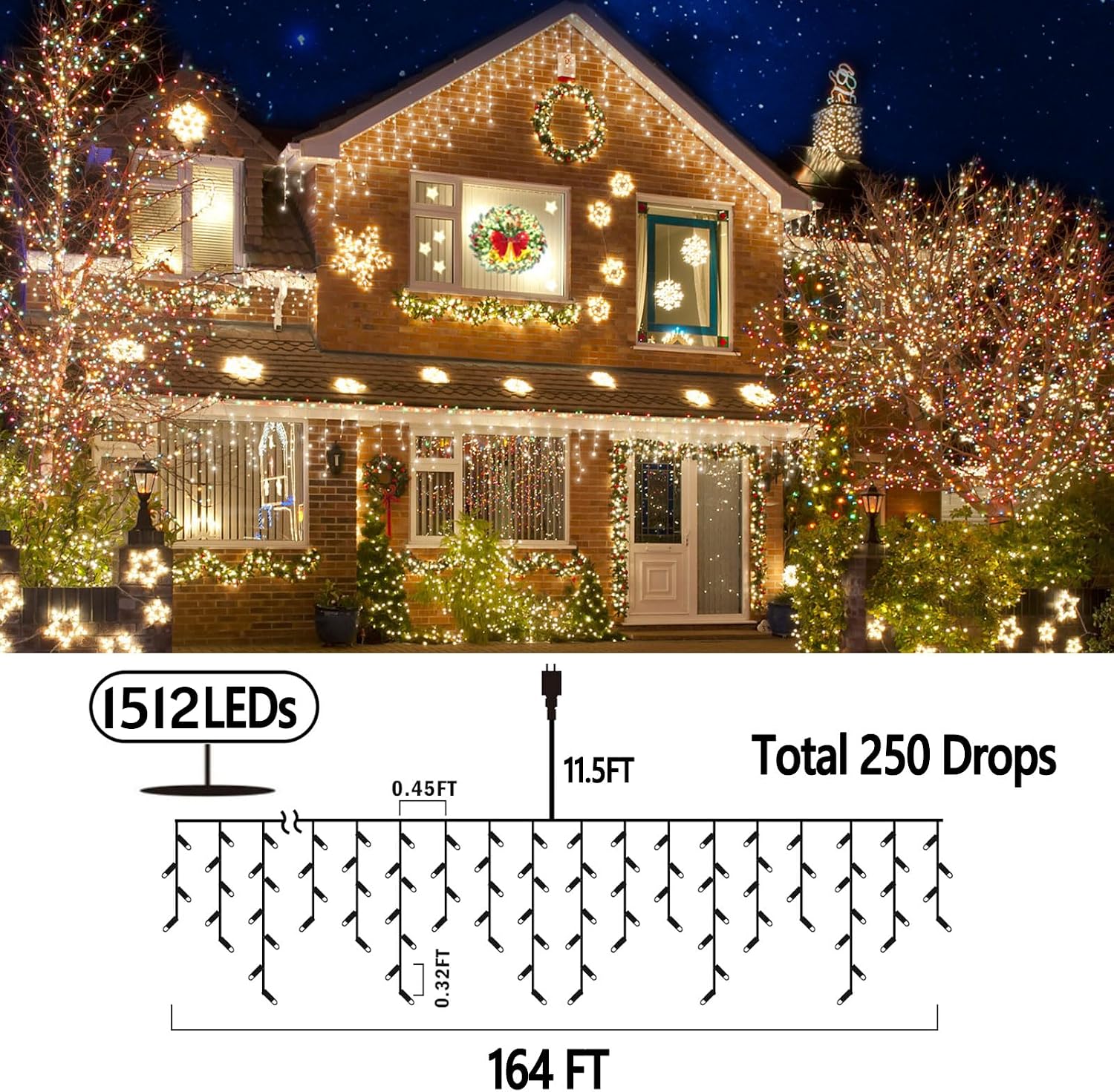 Guirlande lumineuse de Noël po - Lighting avis et prix