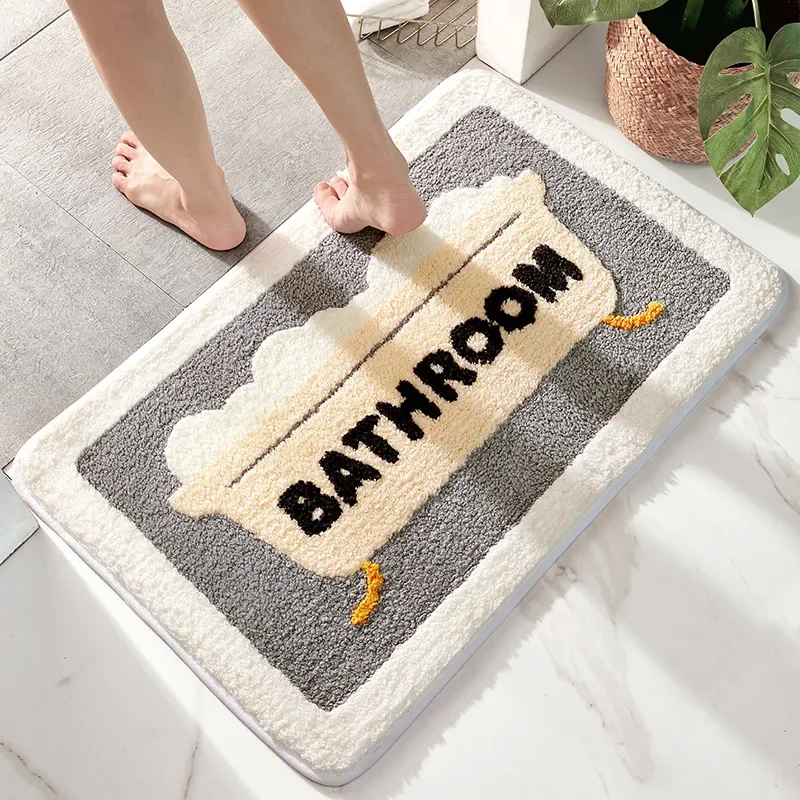 Tapis de bain antidérapant en  - Quick Dry Diatomite Bath Mat avis et prix