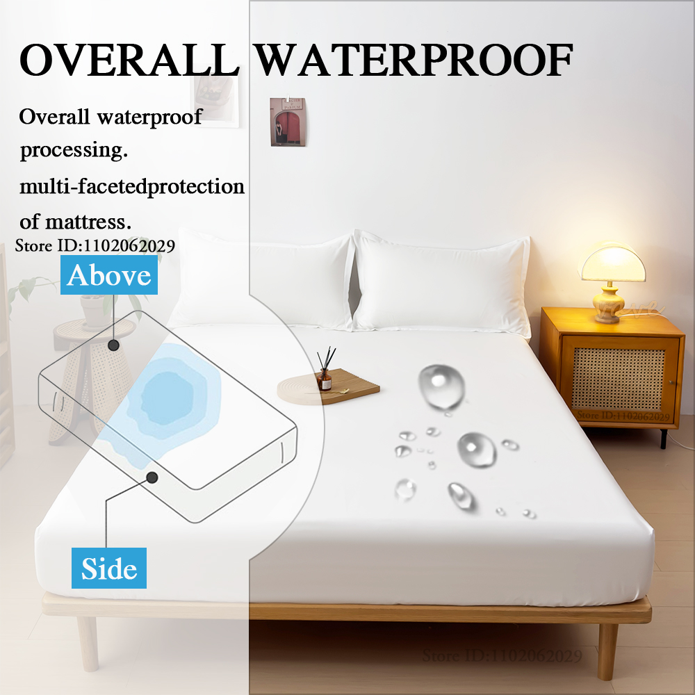 Housse de matelas imperméable, - Waterproof Mattress Protector Breathable avis et prix