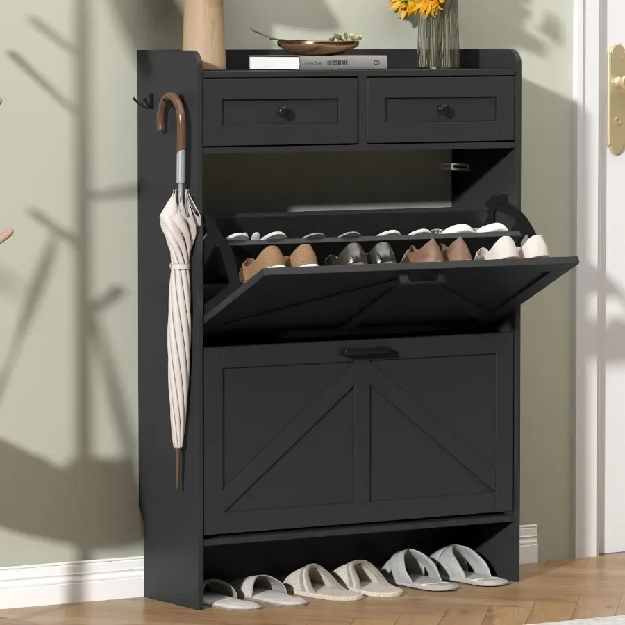 Meuble à chaussures noir avec  - Storage & Organization avis et prix