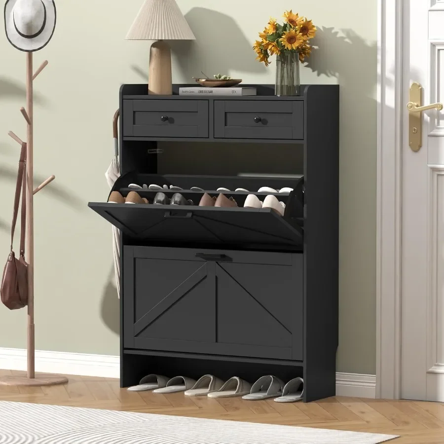 Meuble à chaussures noir avec  - Storage & Organization avis et prix