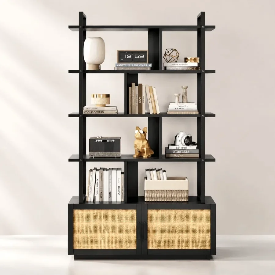Bibliothèque en rotin à 5 nive - Storage & Organization avis et prix