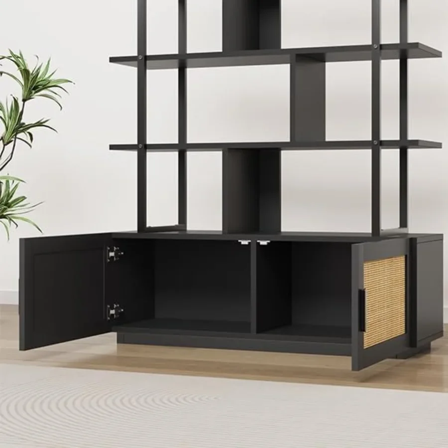 Bibliothèque en rotin à 5 nive - Storage & Organization avis et prix