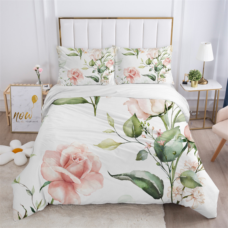 Parure de lit rustique à fleur - Aesthetic Floral Duvet Cover avis et prix