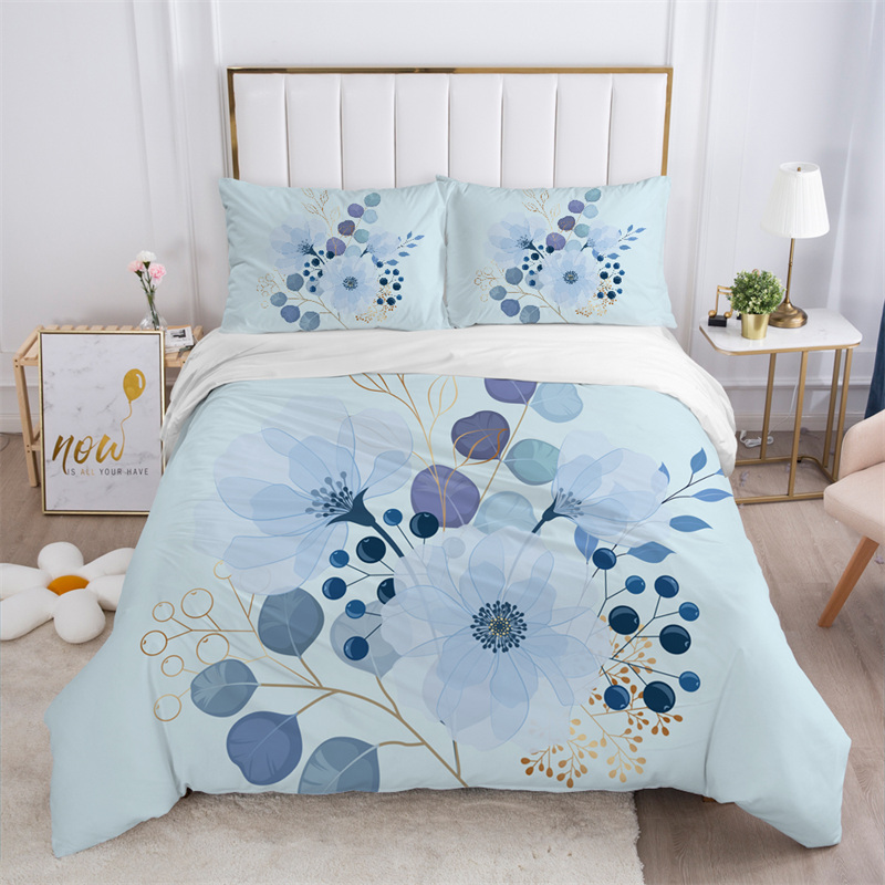Parure de lit rustique à fleur - Aesthetic Floral Duvet Cover avis et prix