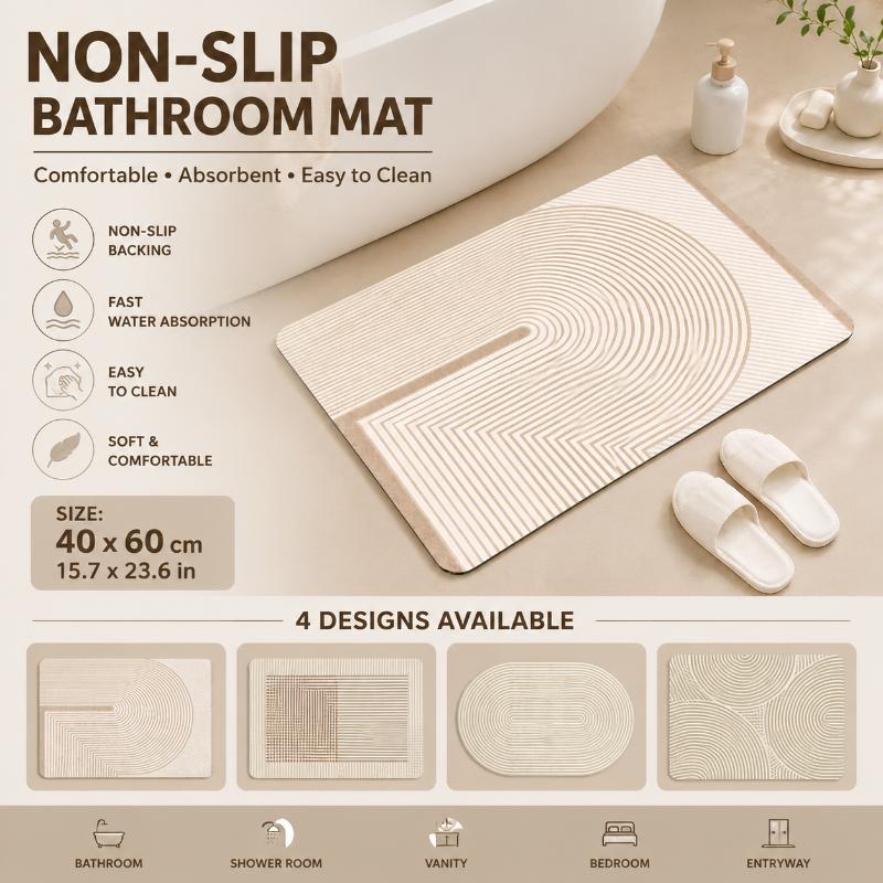Tapis de bain en diatomite ray - Quick Dry Diatomite Bath Mat avis et prix