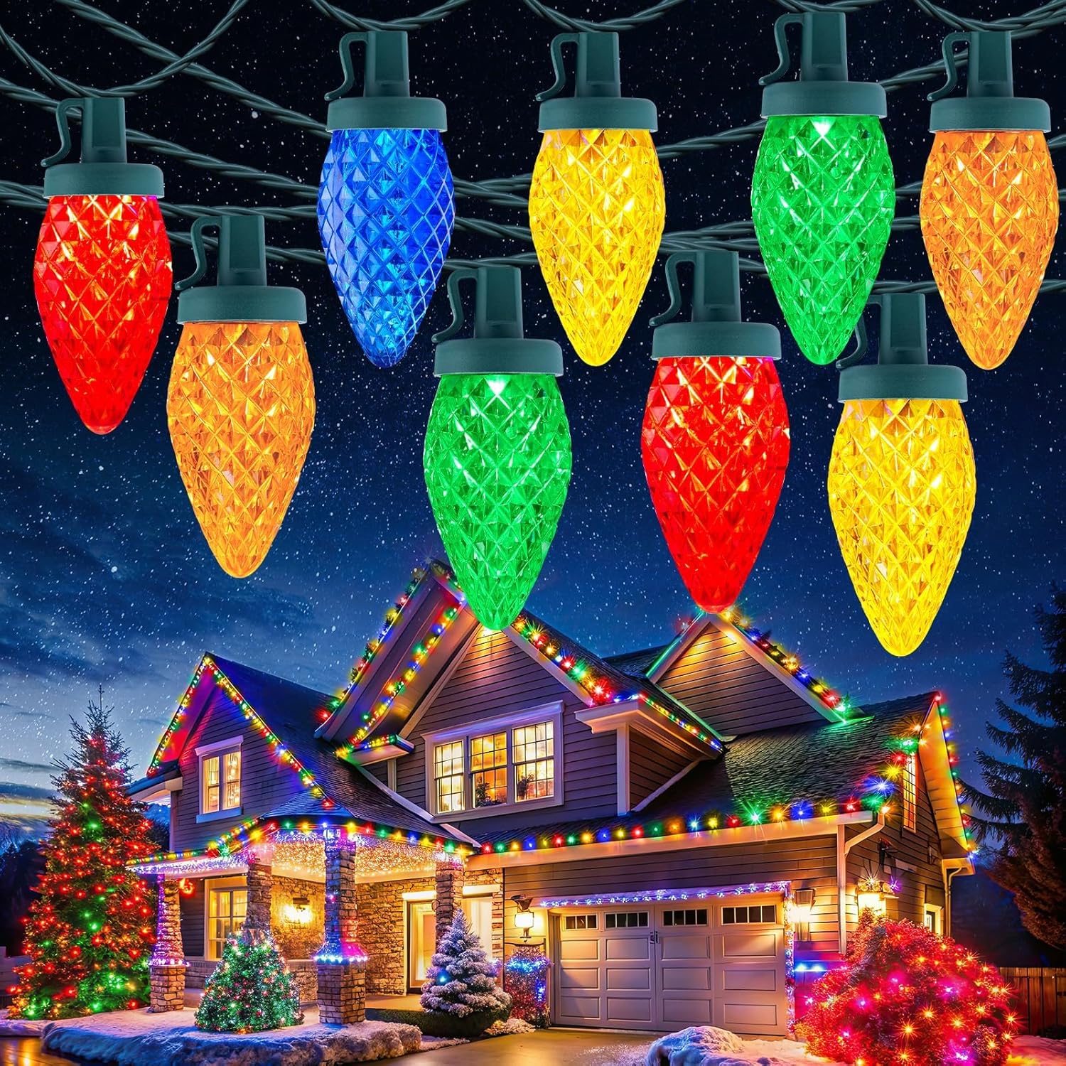 Guirlande lumineuse de Noël C9 - Lighting avis et prix