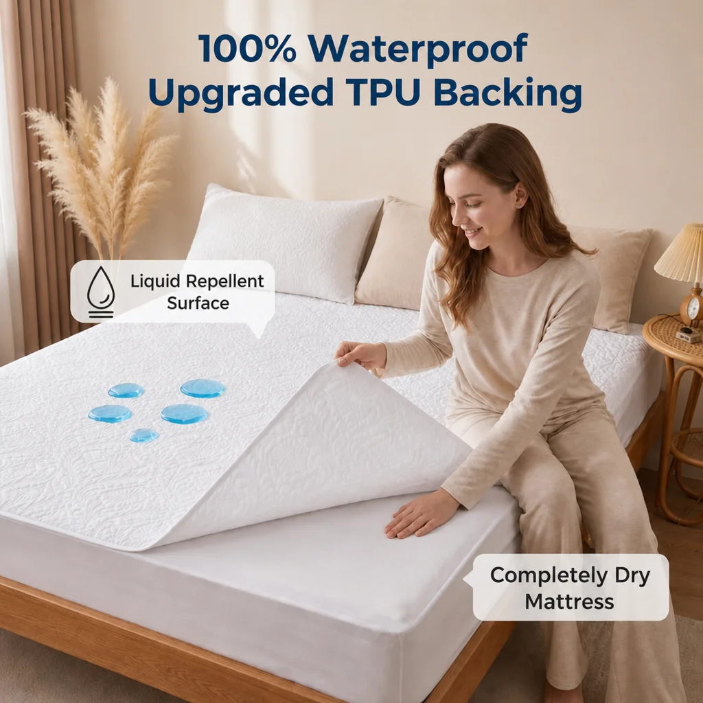 1 pièce, protège-matelas imper - Waterproof Mattress Protector Breathable avis et prix