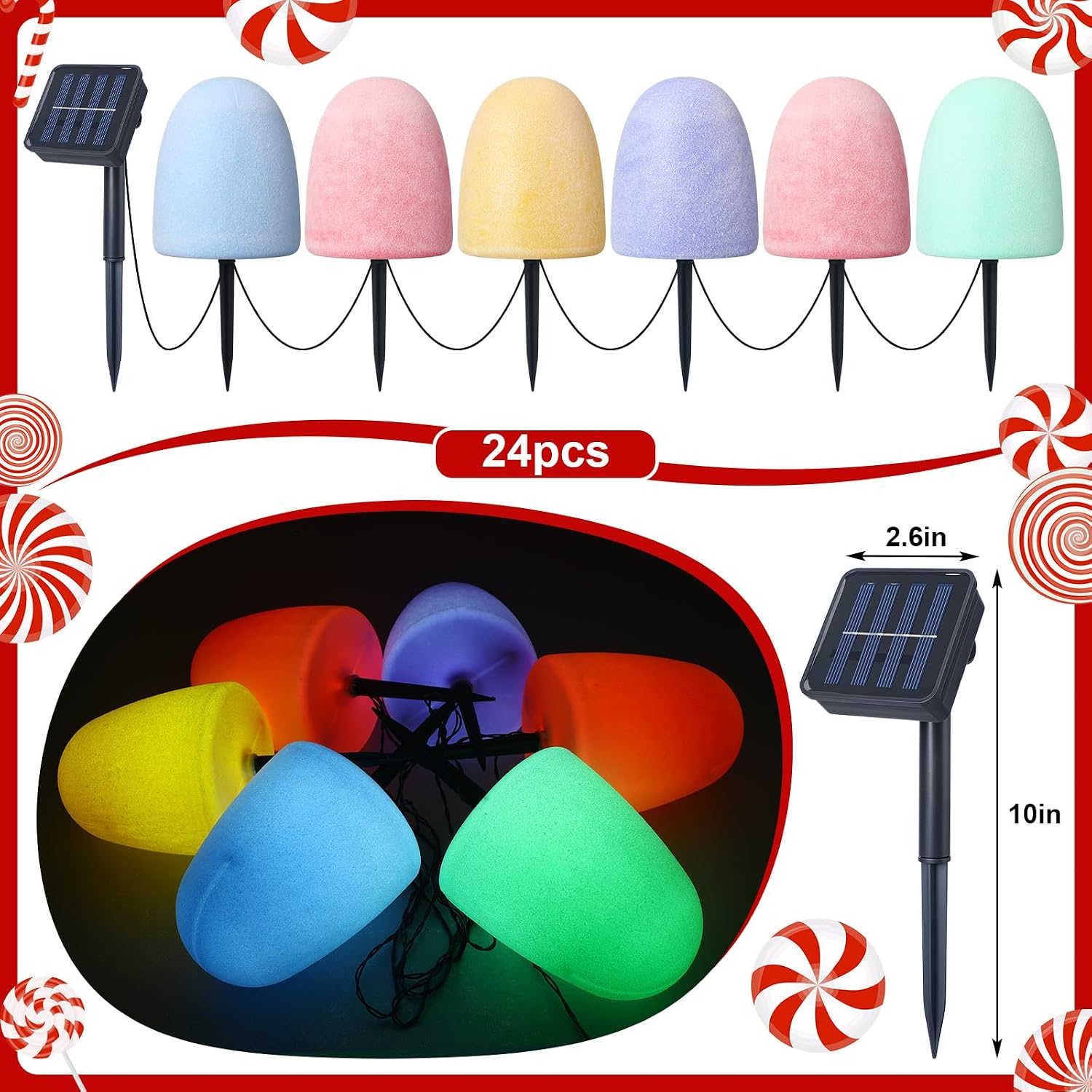 Lampes solaires colorées pour  - Lighting avis et prix
