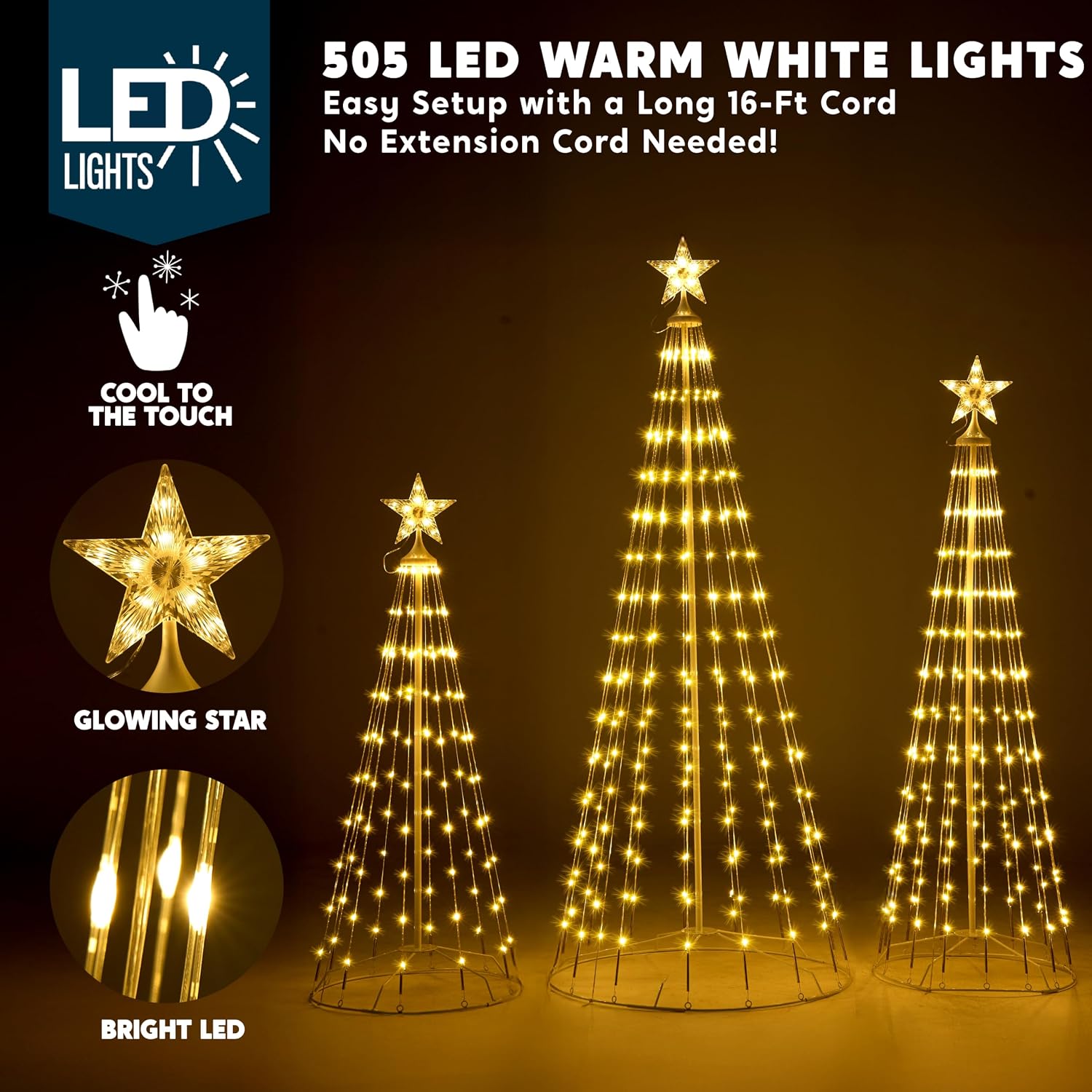 Lot de 3 guirlandes lumineuses - Lighting avis et prix