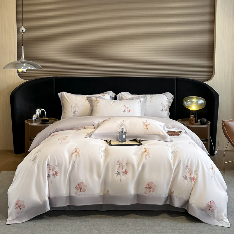 Parure de lit imprimée fleurs, - Aesthetic Floral Duvet Cover avis et prix
