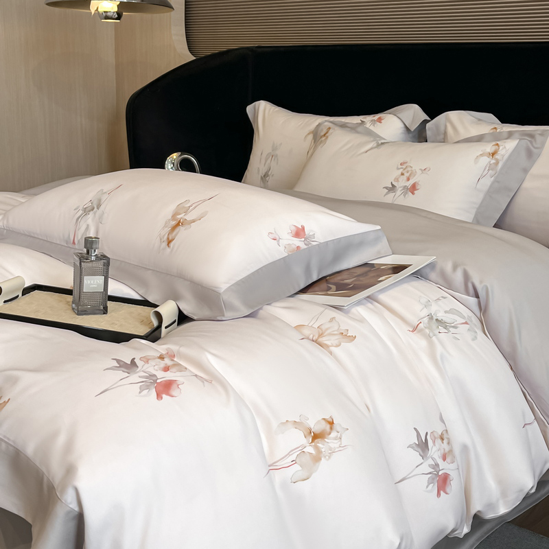Parure de lit imprimée fleurs, - Aesthetic Floral Duvet Cover avis et prix